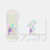Ballotins 1er Anniversaire Princesse Ours Custom (Déplié)