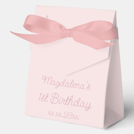 Ballotins 1er anniversaire rose (Recto)