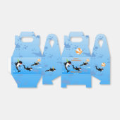 Ballotins 1er anniversaire sous la mer orca baleine fille (Déplié)