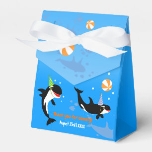 Ballotins 1er anniversaire sous la mer orca baleine fille