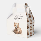 Ballotins 1er anniversaire Wild One ours moderne élégante fê (Arrière)