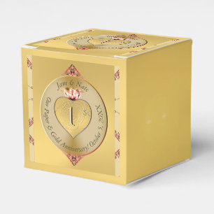 Ballotins 1er ou 50e anniversaire de Mariage Golden