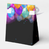 Ballotins 20e fête d'anniversaire Ballons Noir et Or (Arrière)