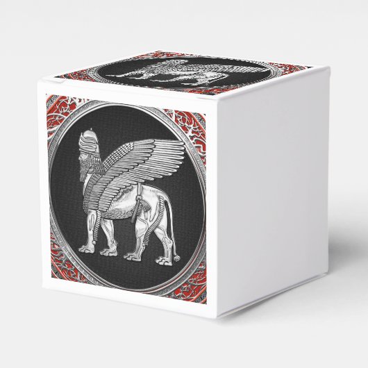 Ballotins [210] Lion ailé assyrien - Lamassu argenté (Verso)