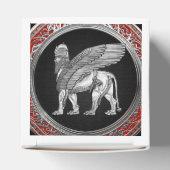 Ballotins [210] Lion ailé assyrien - Lamassu argenté (Haut)