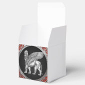 Ballotins [210] Lion ailé assyrien - Lamassu argenté (Ouvert)