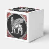 Ballotins [210] Lion ailé assyrien - Lamassu argenté (Arrière)