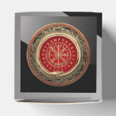 Ballotins [210] Vegvisir - Viking Gold Magic Runic Compass (Haut)