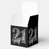 Ballotins 21 et juridique | Parties scintillant Argent Faux  (Ouvert)