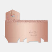 Ballotins 21e anniversaire Pretty Pink Merci (Déplié)