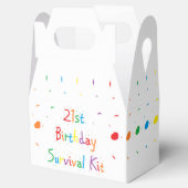 Ballotins "21e anniversaire" Trousse de survie (Ouvert)