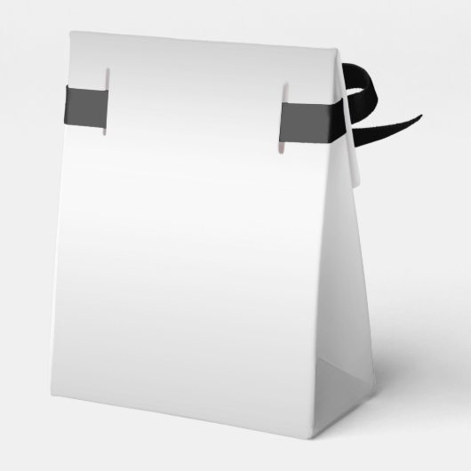 Ballotins 25e anniversaire du Mariage Glitzy Silver & Black (Arrière)