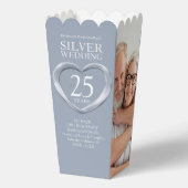 Ballotins 25e anniversaire mariage d'argent coeur (Verso)