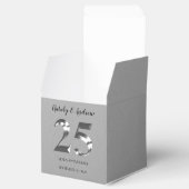Ballotins 25e anniversaire Mariage d'argent métallique (Ouvert)