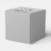 Ballotins 25e anniversaire Mariage d'argent métallique (Arrière)