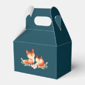 Ballotins 2 mignons petits renards rouges Baby shower d'aqua (Arrière)