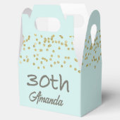 Ballotins 30e anniversaire Confetti personnalisé (Ouvert)