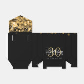 Ballotins 30e anniversaire fête étincelle l'or (Déplié)