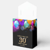 Ballotins 30e fête d'anniversaire Ballons noirs et or (Ouvert)