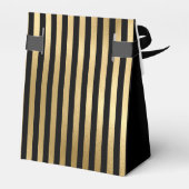 Ballotins 30th Birthday Gold Striped Thank You (Arrière)