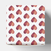 Ballotins 3d rouge couple monogrammes mariage date (Haut)