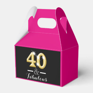 Ballotins 40 et fabuleux anniversaire d'or rose