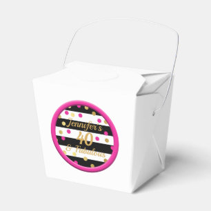 Ballotins 40 et fabuleux boîtes de nourriture chinoise blanc