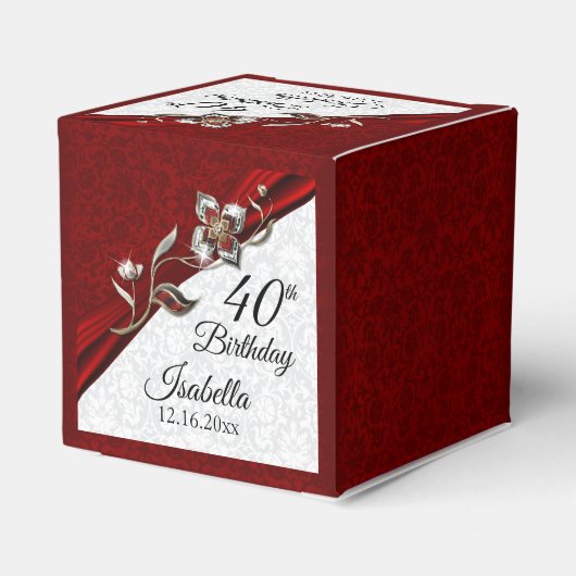 Ballotins 40e anniversaire de la florale de Ruby (Arrière)