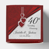 Ballotins 40e anniversaire de la Parties scintillant rouge e (Haut)