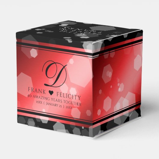 Ballotins 40e anniversaire de l'Mariage de ruby (Arrière)