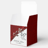Ballotins 40e anniversaire du Mariage floral Ruby (Ouvert)