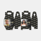 Ballotins 40e anniversaire Quarante script or noir photo (Déplié)