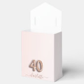 Ballotins 40e anniversaire rose rose or parties scintillant (Ouvert)