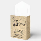 Ballotins 40e anniversaire Vignoble rustique encourage à 40 (Ouvert)