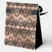 Ballotins 40th Birthday Elegant Rose Gold Lace (Verso)