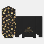 Ballotins 40th Birthday Gold Stars Thank You  (Déplié)
