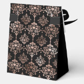 Ballotins 40th Birthday Rose Gold Elegant Thank You  (Verso)