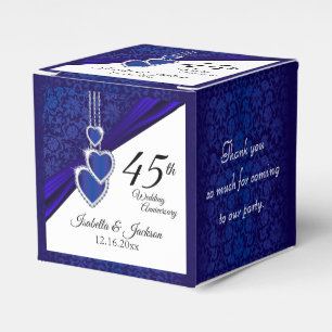 Ballotins 45ème / 65ème Sapphire Mariage Anniversaire Concep