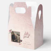 Ballotins 50 ans Mariage Anniversaire Rose Or personnalisé (Ouvert)