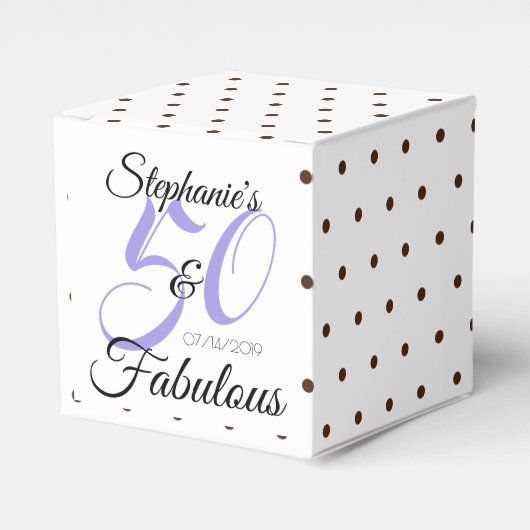 Ballotins 50 et fabuleux fête d'anniversaire personnalisée (Verso)