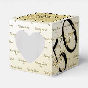 Ballotins 50 et fabuleux message d'anniversaire Black/Gold