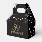 Ballotins 50 & fabuleuse boîte d'anniversaire Gold Confetti (Verso)