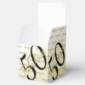 Ballotins 50 & Fabuleux Anniversaire de fête Noir/Or Message (Ouvert)