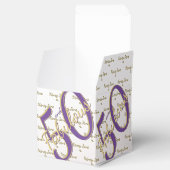 Ballotins 50 & Fabuleux Anniversaire de fête Purple/Gold Mes (Ouvert)