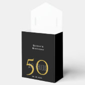 Ballotins 50 & Fabuleux Elegant Anniversaire Noir et Or (Ouvert)