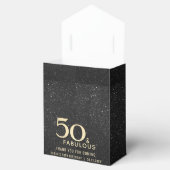 Ballotins 50e anniversaire 50 et fabuleux Black Gold Elegant (Ouvert)