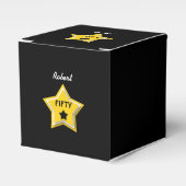 Ballotins 50e anniversaire avec Stars stratifiés OR NOIR L02 (Verso)