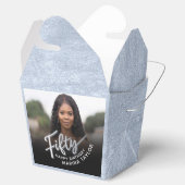 Ballotins 50e anniversaire Cinquante script argent noir phot (Ouvert)