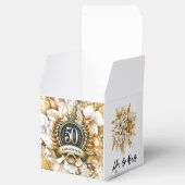 Ballotins 50e anniversaire de la florale blanche et or (Ouvert)