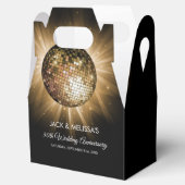 Ballotins 50e anniversaire de Mariage Gold Disco Ball (Ouvert)